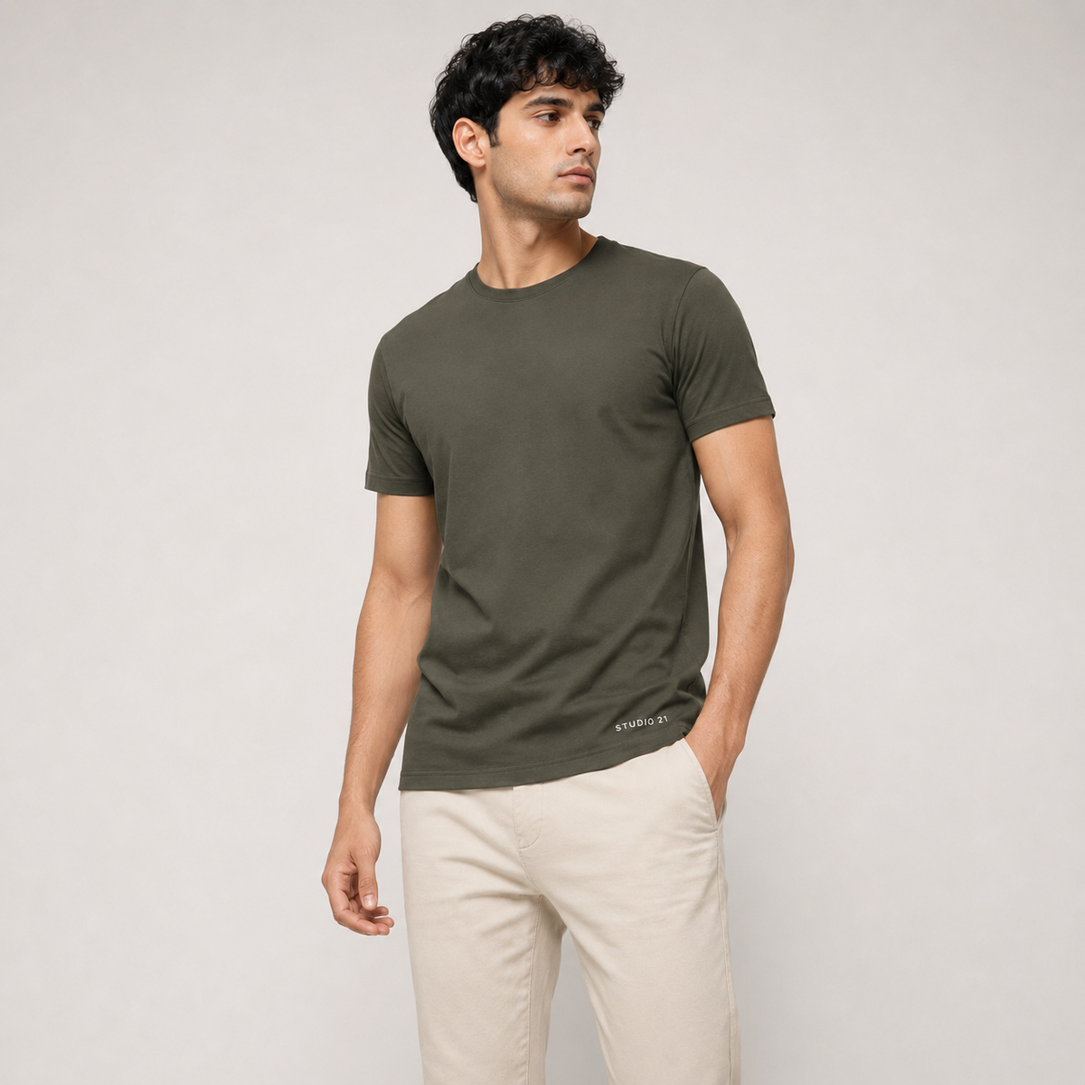 Men's Essential Crew Neck T-Shirt