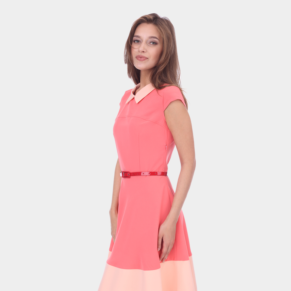 Vibrant Floral Embroidered Dress
