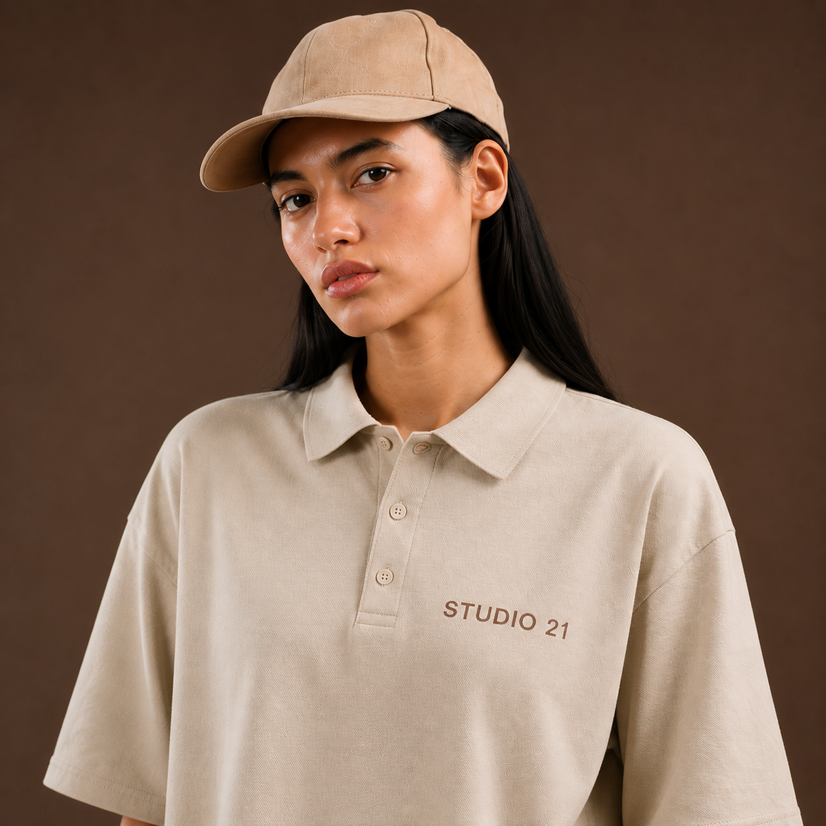All day Long Women Polo Neck Tshirt