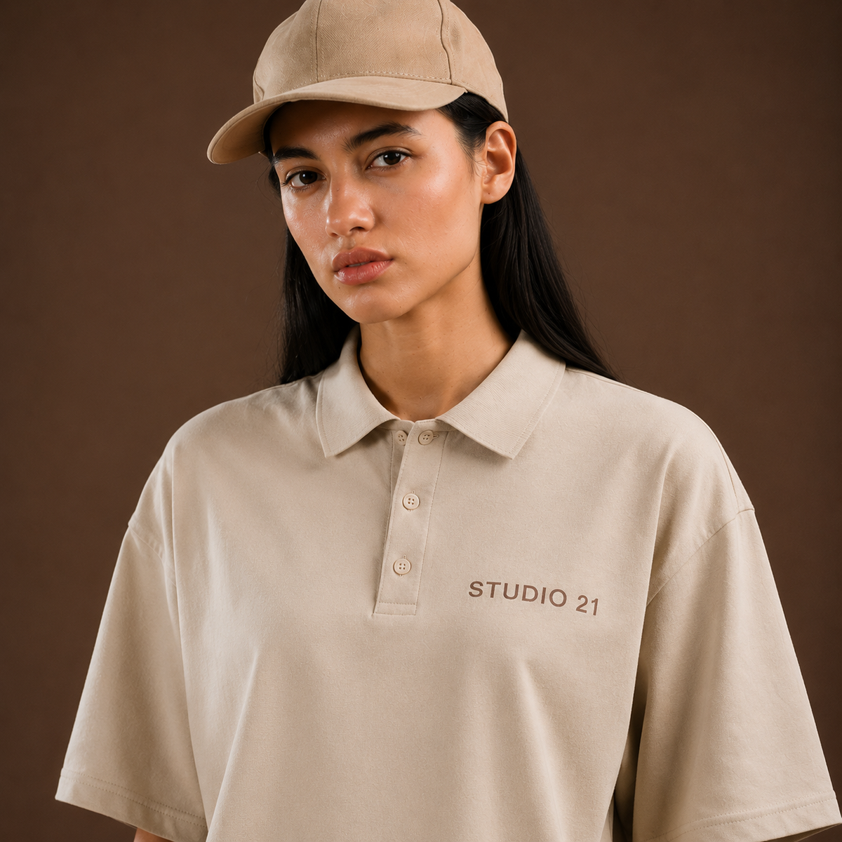 All day Long Women Polo Neck Tshirt