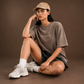 All day Long Women Round Neck Tshirt